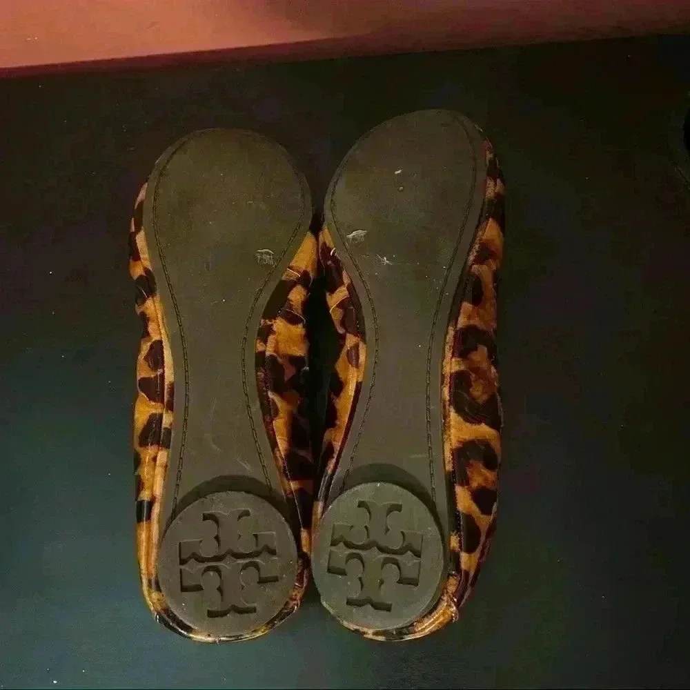 Tory Burch Leopard Print Flats